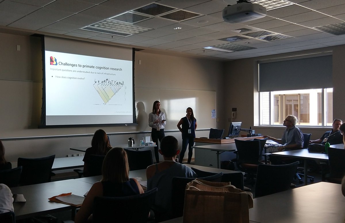 Diana_monkey's tweet photo. Learning about how the @ManyPrimates project leverages big collaborative networks to pool research and answer big questions about primate cognition from @LydiaMHopper and @j_watzek #ASP2019 https://t.co/CKL0AKPKfU