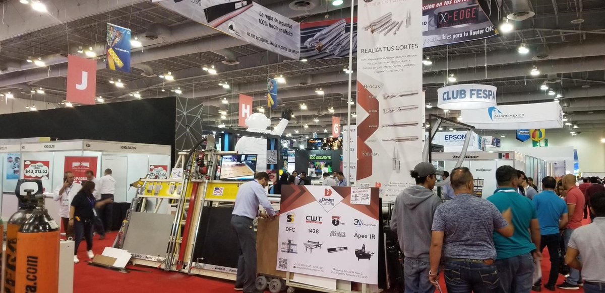 safetyspeed's tweet photo. We're at Fespa 2019, the largest exhibition for the graphic arts industry in Mexico and Central America with Design &amp; Cutting #ThinkSafetySpeed #SafetySpeedOnTheRoad https://t.co/EHYfLaxFfx