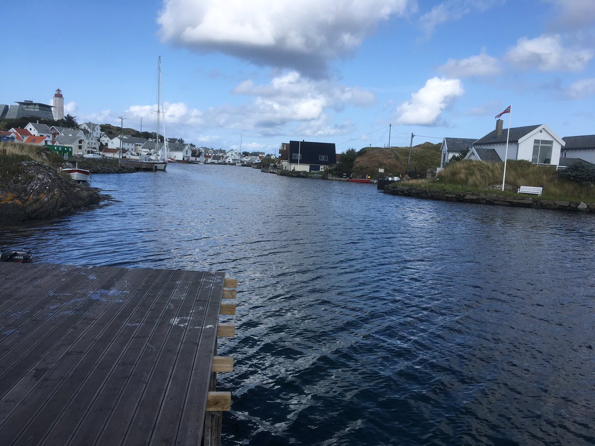 Not a bad view from the front deck! #Kvitsoy #Norway 🇳🇴 
#seaside