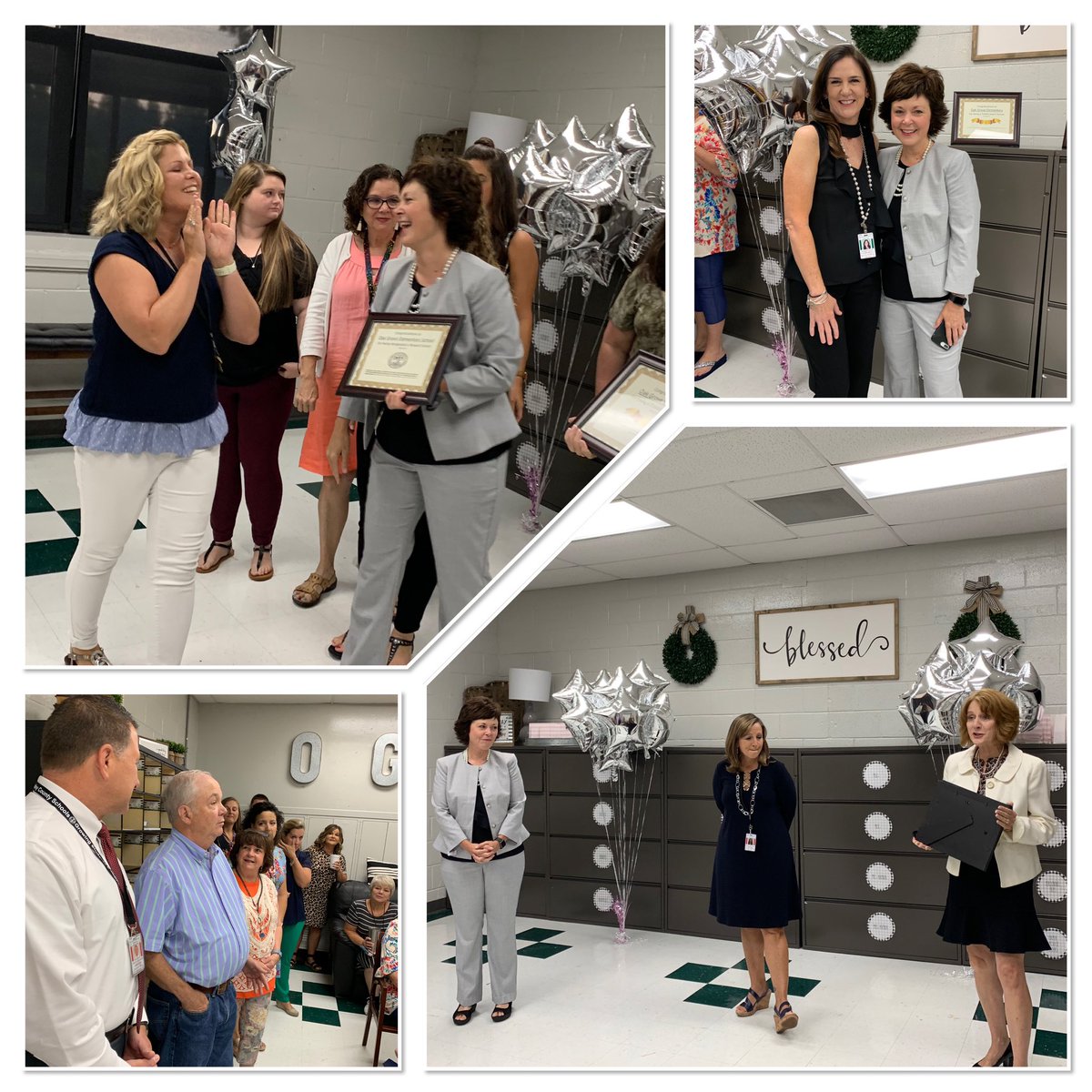 TraciBlackburnB's tweet photo. Twice is nice ✌️Wow! @oakgrovefalcons  has earned REWARD school status 2 years in a row! Congratulations to these amazing educators who go above and beyond for their students every day😁👏👏 @BradleySchools https://t.co/smOGxwbQvi