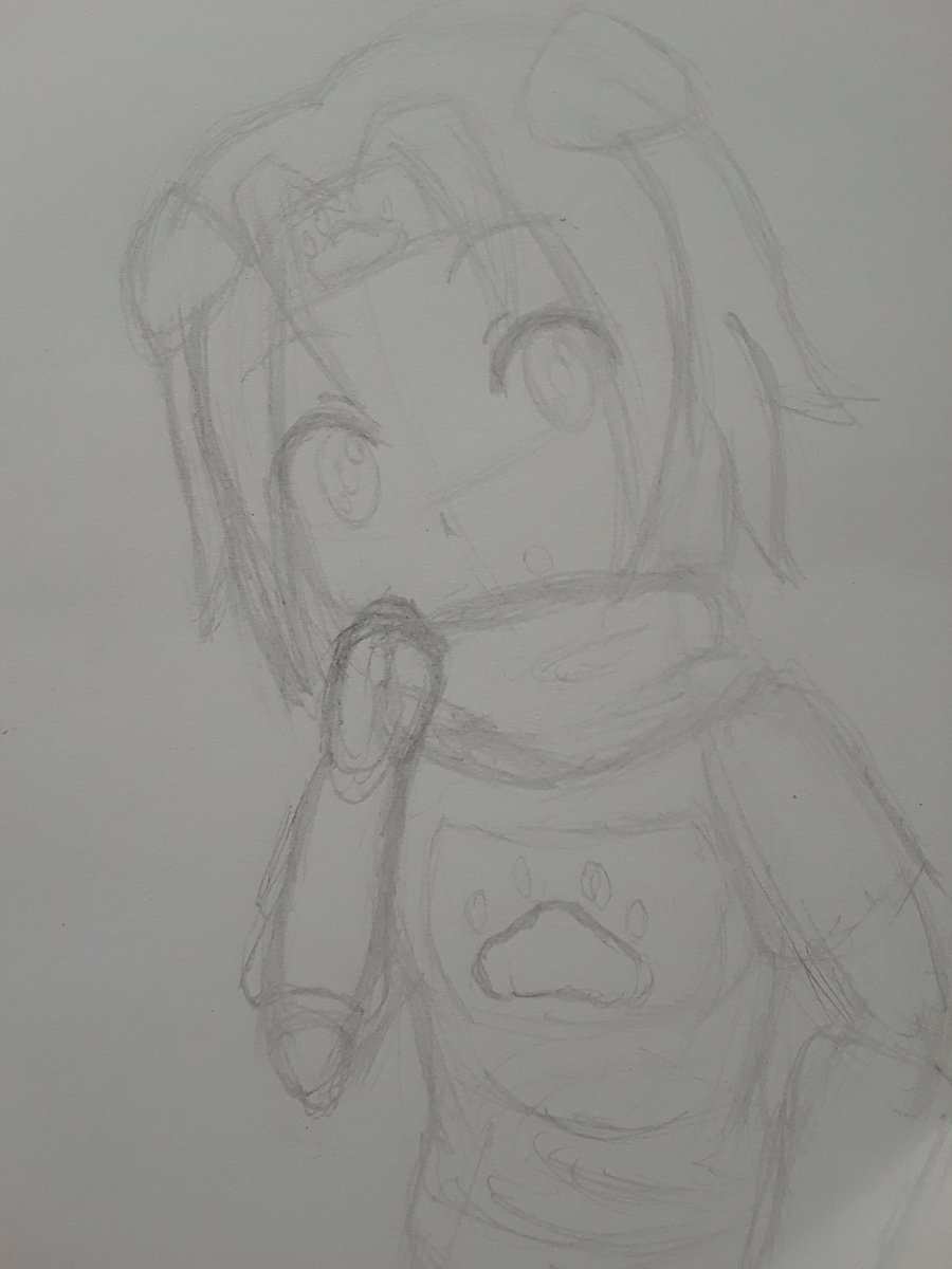 Sketch of Puppy Ninja Konoha from Arcana Heart https://t.co/p8tZDFZZXo