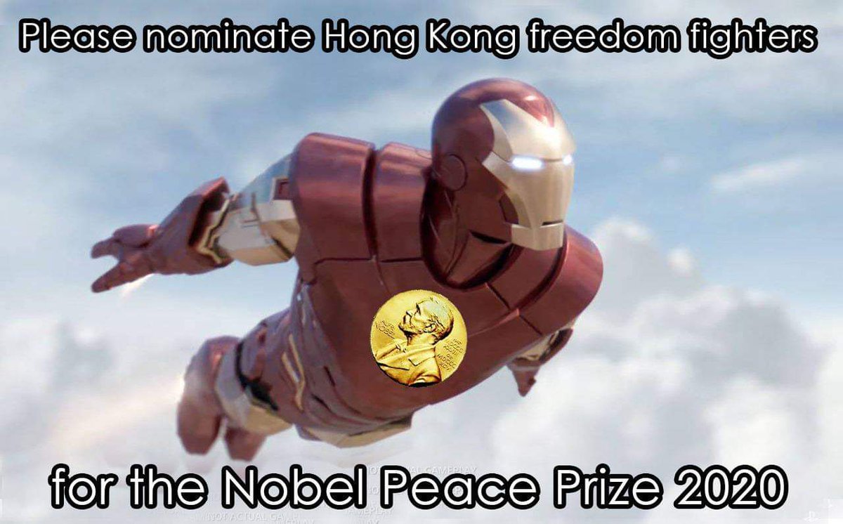 Please help protecting Hong Kong Freedom Fighters from the abuse of police and Chinese Communist thugs by nominating them for the Nobel Peace Prize. 
#LiberateHongKong #Eye4HK #chinazi
#FightAgainstCommunism
#FightAgainstEvil
petitions.whitehouse.gov/petition/pleas…