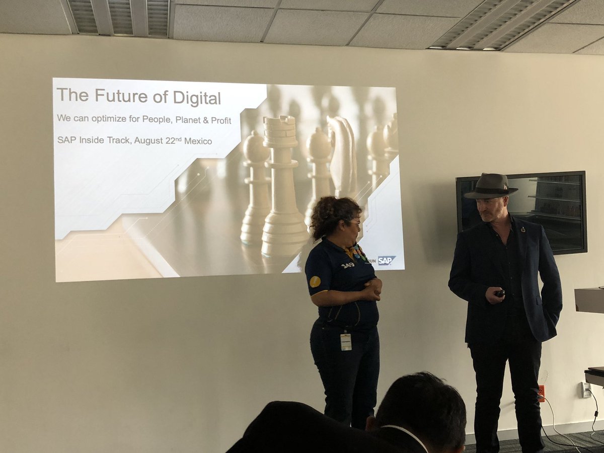 The future of digital - We can optimize for People, Planet & Profit @Mariettalg @TomRaftery @SAPMentors @SAPInsideTrack @InsideTrackMEX #Futurist #Innovation #Evangelist