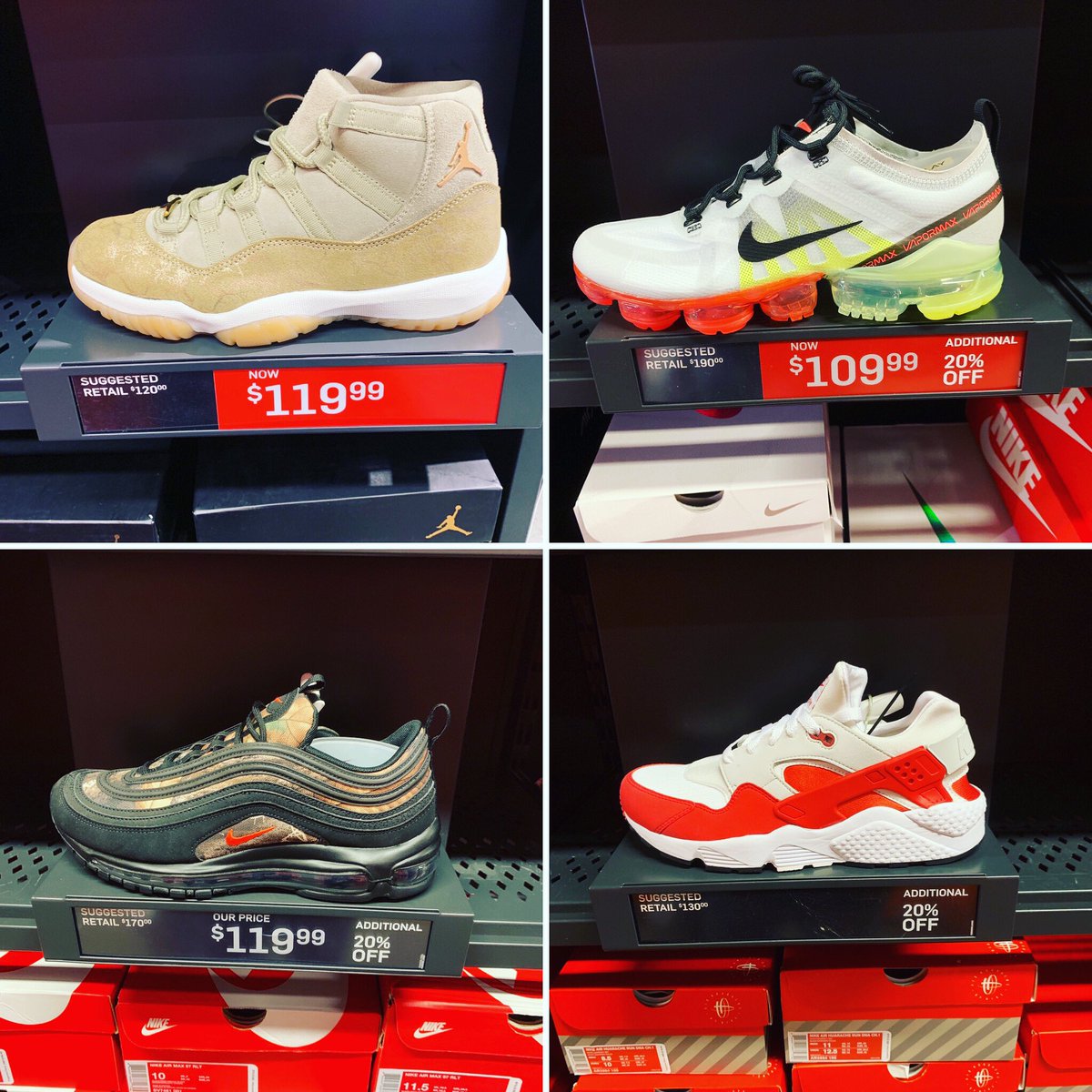 JoogTeam's tweet photo. At Nike Factory in Milpitas CA.  Big SO to @jbubby09 for sharing this deal! #JOOGMAFIA #NIKEOUTLETHUNTERS #NIKEOUTLET #wdywt #nike #kotd #sneakerhead #kicks #sneakers #retro #shoeporn #nba  #jordans #sneaker #sneakerlife #sneakernews #nicekicks #jordan https://t.co/4WBUP1V3xI