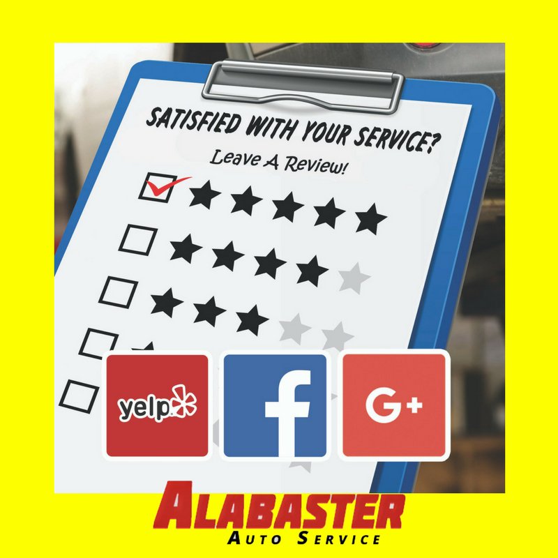 AlabasterAuto's tweet image. We are always striving to improve as a business. If you are satisfied or unsatisfied with our service thus far, please don't hesitate to leave us a review or contact us directly. We hope to hear from you soon!