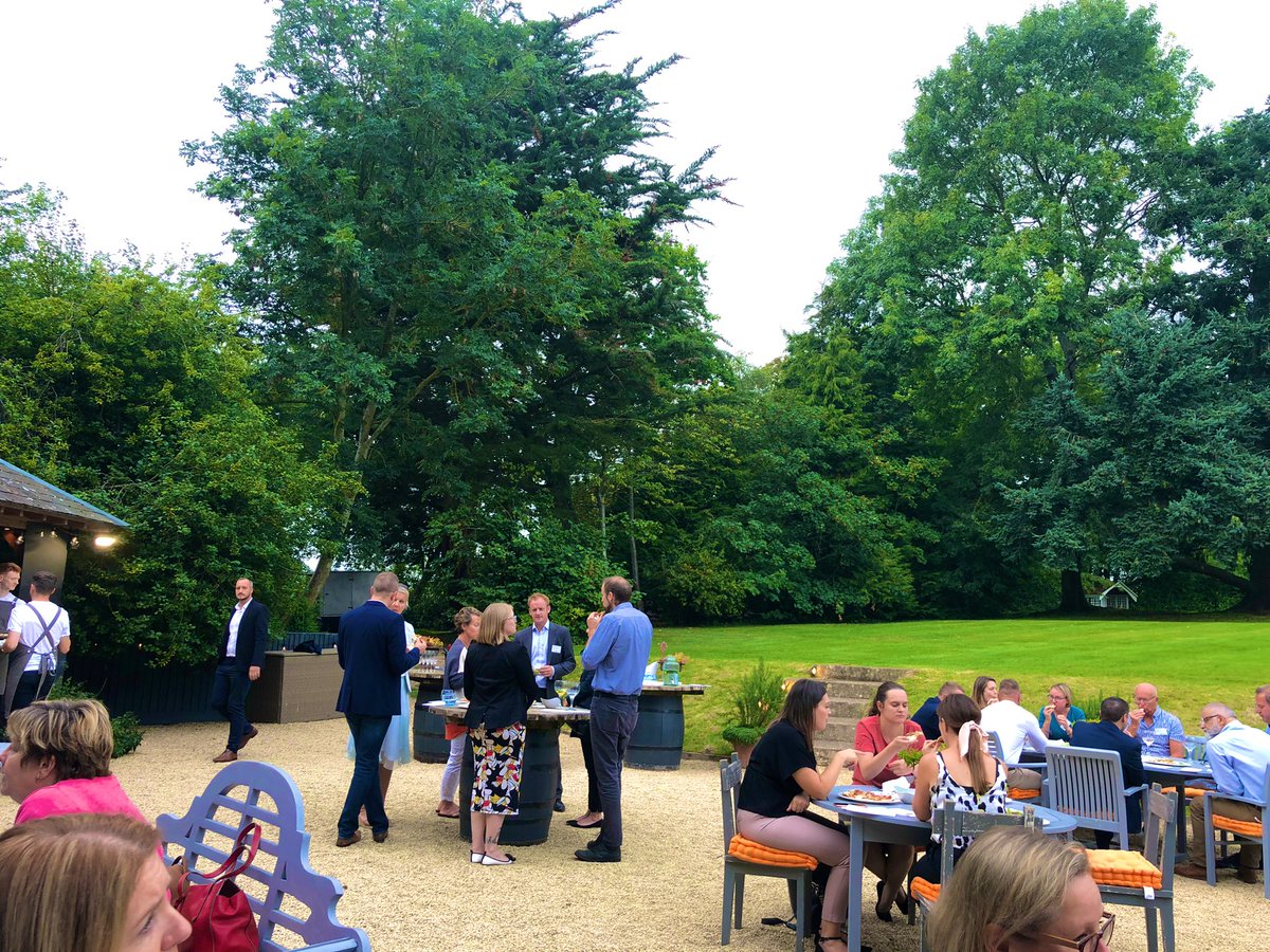 exeterchamber's tweet image. Our Summer Bash this evening was filled with cider punch, pizza and superb company - all in the beautiful gardens and outdoor Mediterranean kitchen at @DeerParkDevon! 
Thank you to all who came! 🍕🥂 

#exeter #business #summernetworking