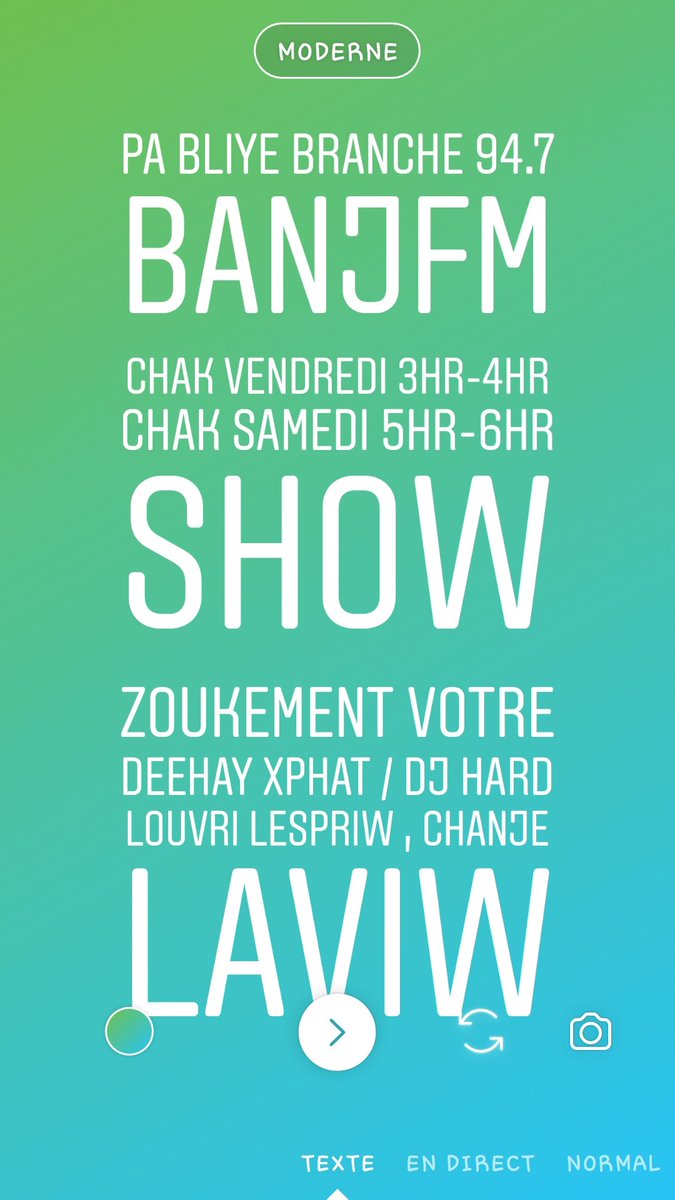 deejayxphat's tweet photo. #BanjFM #ZoukementVotre #DPLProduction #MenBonJanDj #VisionDjMixMaster #TiZanmiNanFamily
@Djhardlegitime @BanjFm https://t.co/85A7bkUi7L