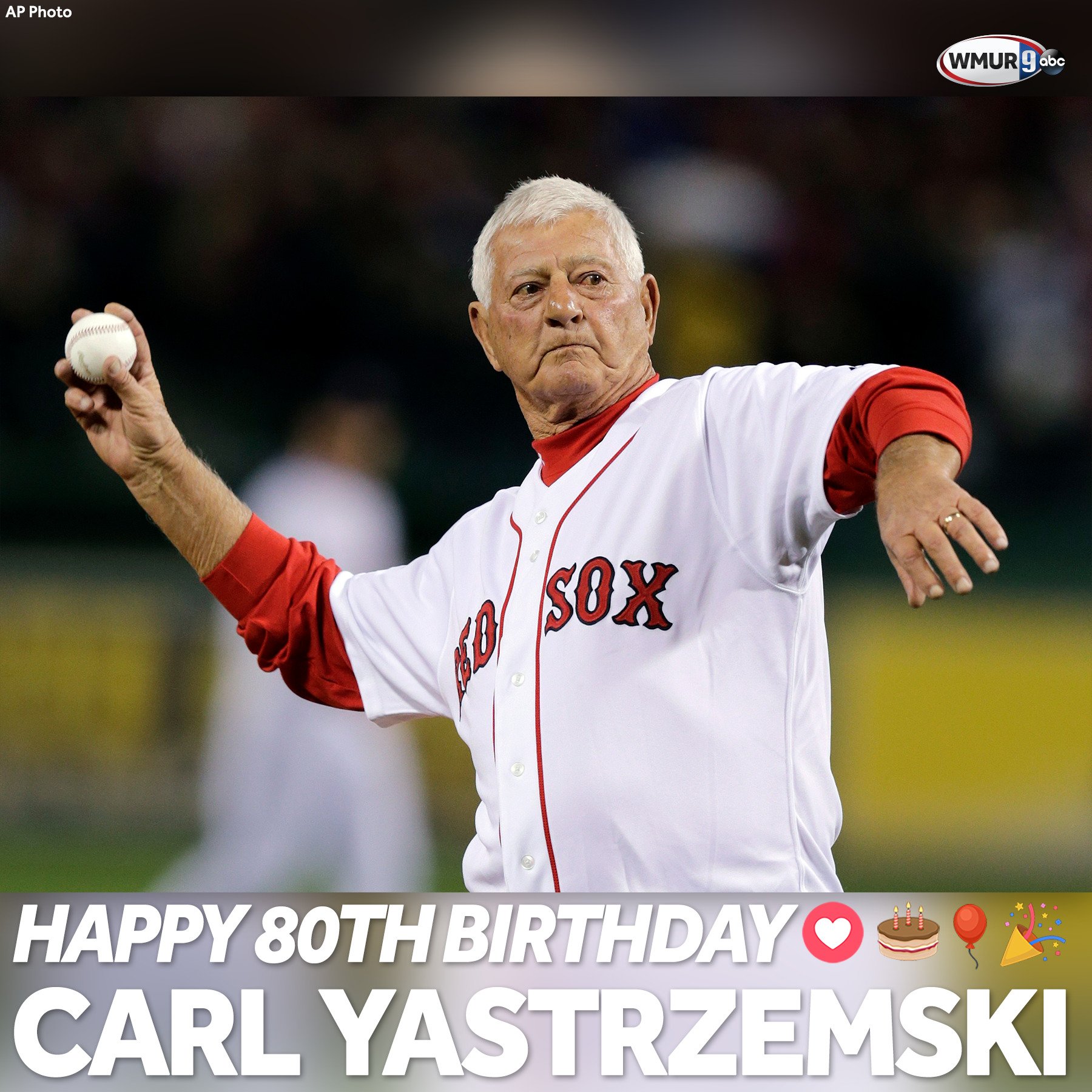Wishing a happy 80th birthday to legend and Hall of Famer Carl Yastrzemski! 