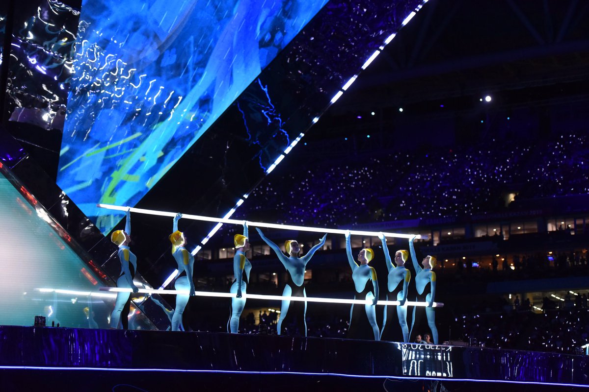 WorldSkillsKZN's tweet photo. Amazing show! Amazing Opening Ceremony!😍
#WorldSkillsKazan2019 https://t.co/GtdN2GFjNj