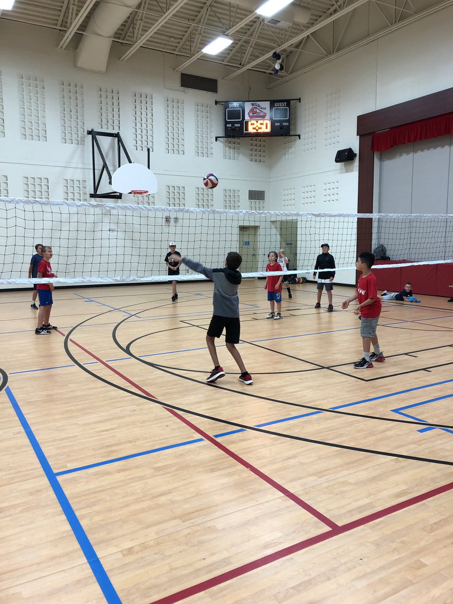 Soccer and Volleyball for day 4 of our multi sport camp for boys!