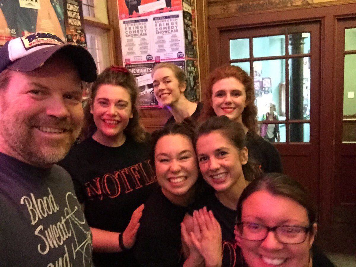 Below_par's tweet photo. Such an amazing time laughing @WFTCimprov @edfringe #notflix #greatescapethemusical #naziDaleks https://t.co/zjtqC1JQK0