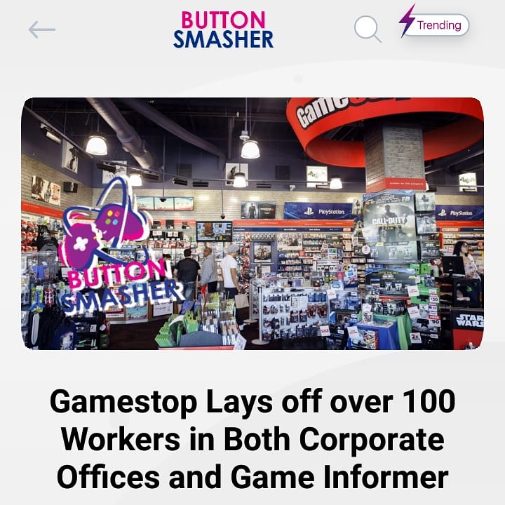 ButtonSmasher4's tweet photo. Are you still a loyal GameStop customer?
.
.
BS News dropped yesterday talking about where long time industry giant #gamestop is headed.
Check it out on the site (link in bio) or on our app!
#bswithus #poweredbyyou #videogames https://t.co/9MxwFhlyvO