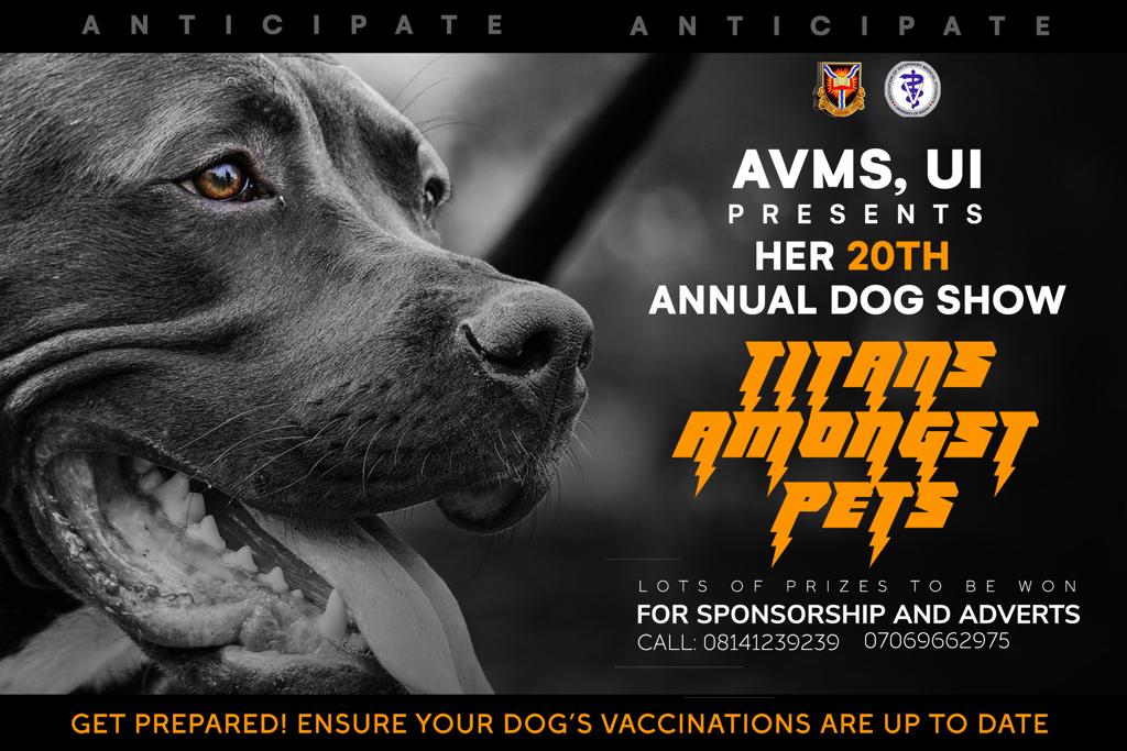 Avms_unibadan's tweet photo. #TitansAmongPets.
#AVMSDogShow2019.
#Anticipate!
Kindly like and retweet✌😁 https://t.co/FKuctTzBkj