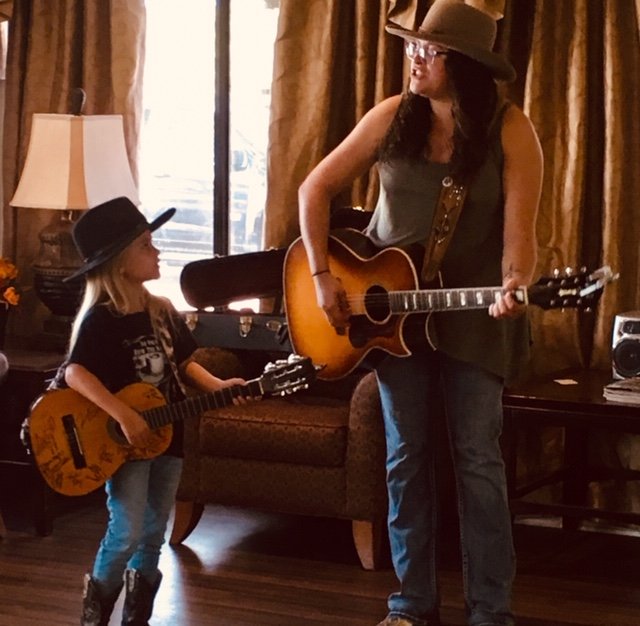 Thanks to these ladies for playing in our #NursingHomeConcertSeries in 2 #FayetteCounty nursing homes! <a href="/BriAdamsMusic/">Briana Adams</a> &amp; Marley delighted the residents! #musicheals Thx <a href="/TXCommArts/">Texas Arts</a> &amp; #TXWomensLeague for supporting this outreach program
