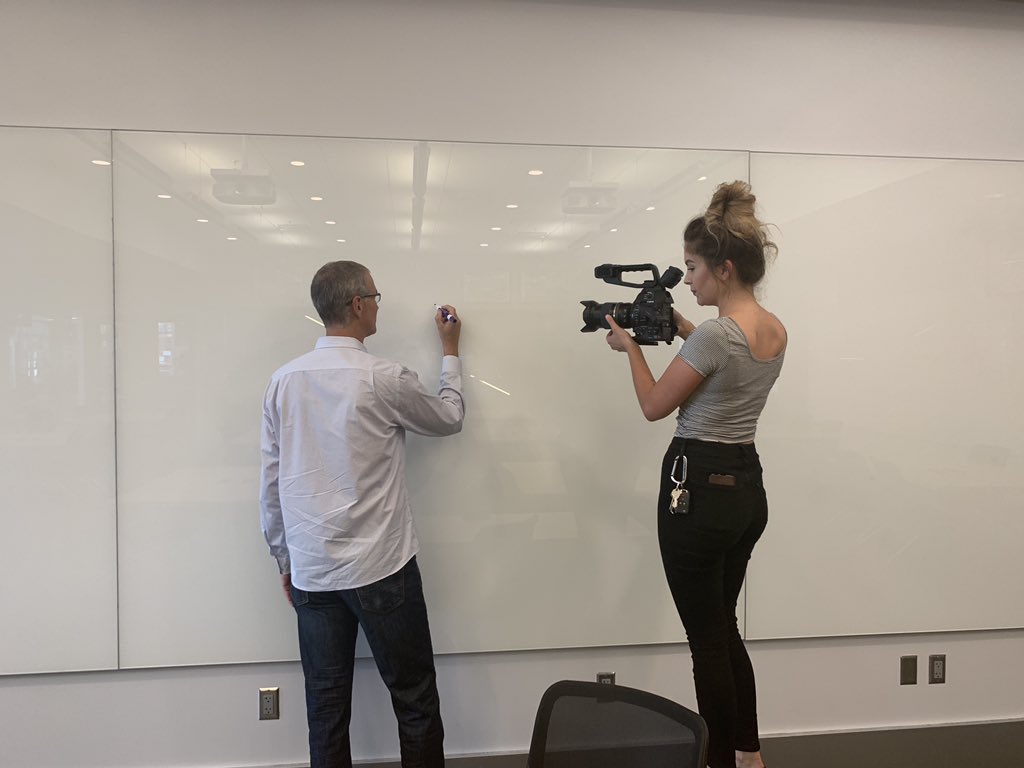 InnovatorsOnTap's tweet photo. Today we recorded a bonus episode of the podcast and shot some of our launch video w/ @TheGoGedders at various locations across @MarquetteU. Take a look behind the scenes 👀 https://t.co/MKehUW4cRc
