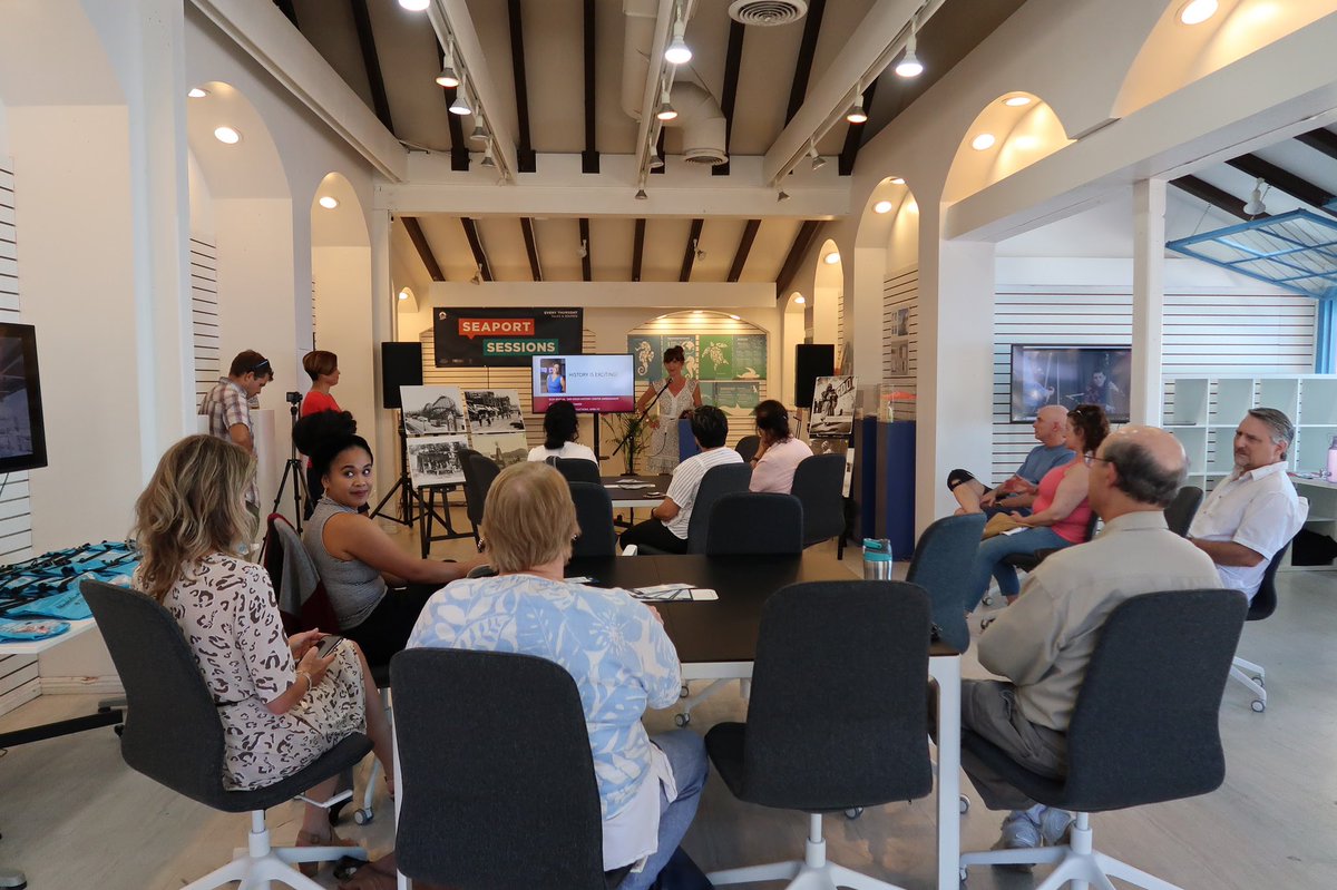 Kicked off Seaport Sessions last week with Elsa Sevilla <a href="/SanDiegoHistory/">SD History Center</a> - and will feature Ray Ashley with the <a href="/sdmaritime/">Maritime Museum of San Diego</a> museum 

<a href="/portofsandiego/">Port of San Diego</a> <a href="/SDPartnership/">Downtown San Diego</a> <a href="/SDlifechanging/">San Diego: Life. Changing.</a> 

seaportvillage.com/events-calenda…