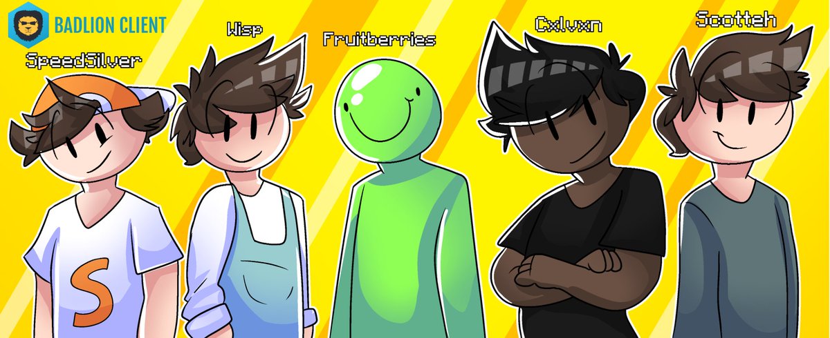 These are the next five members of UHC on Air S9! The Hypixel UHC crew!