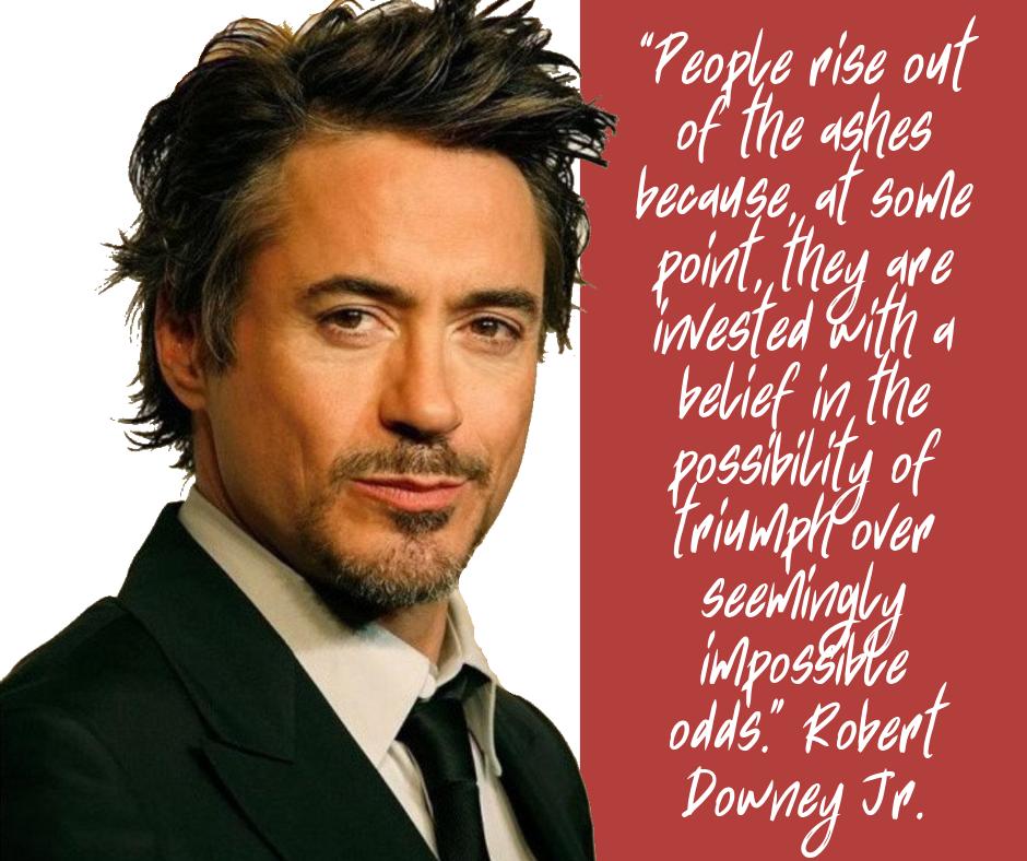 Who you are, exactly as you are, is awesome! Peer pressure and social stigmas impact us all. Find the inspiration to do your own thing substance free. Sometimes your favorite celebrities teach great lessons. #inspiration #drugfree #confidence #celebrityinspiration #robertdowneyjr