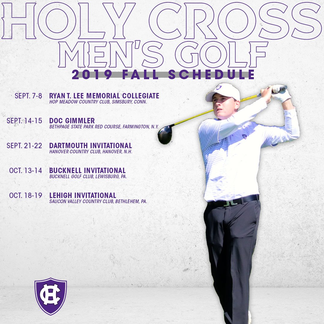 HCrossMGolf's tweet photo. Take a look at our schedule for the 2019 fall season! https://t.co/Qoh5wH2UsE https://t.co/Qad8sEGuan