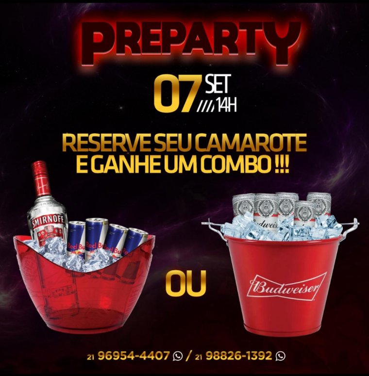 Riquinho1912's tweet photo. Já garantiu seu ingresso ?
Qualquer dúvida só chamar na dm
A boa do dia 7 de setembro ai....🥵
#Preparty
#brteconvoca
#explanaaaprageral
Rt e livre. https://t.co/EFTYL4C9kD