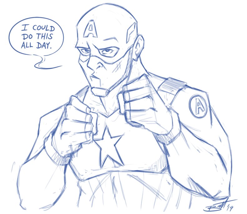 Captain America (Captain America: Civil War) Drawing Tutorial - Draw it,  Too!