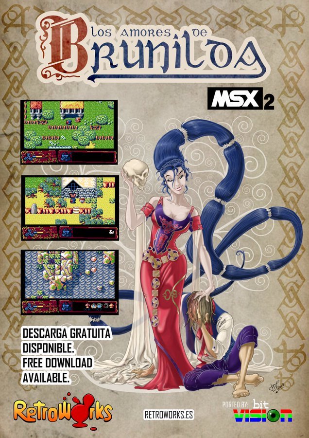 Dalekamistoso's tweet image. #Retroworks acaba de publicar por fin la esperada versión para #MSX su famoso juego "Los amores de Brunilda"

Su descarga ya está disponible en la web:

retroworks.es/upload/RWBruni…

La ficha completa y el resto de versiones así como extras:

retroworks.es/php/game.php?i…