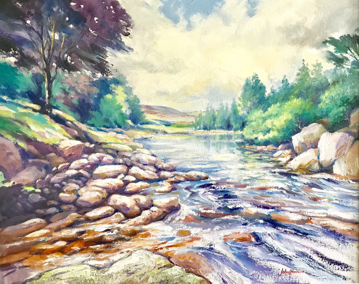 Moving water is a challenge but pleased with this one