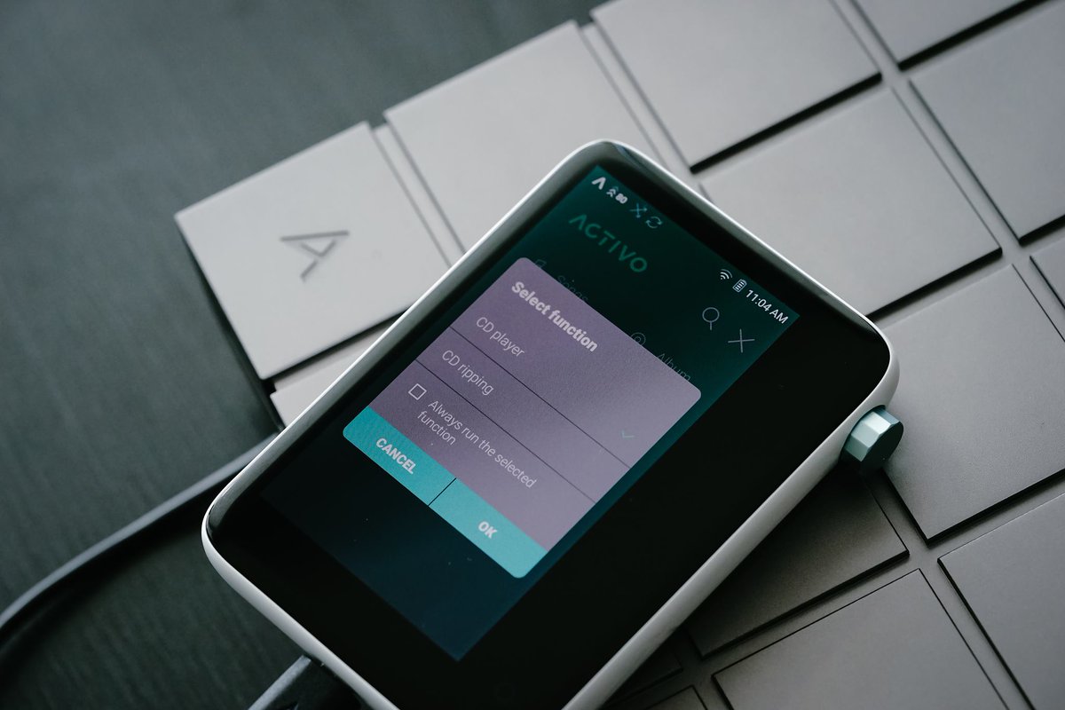ActivoStyle's tweet photo. Don't have an optical drive in your desktop or laptop computer?  The Astell&amp;Kern AK CD-Ripper MK II connects to your ACTIVO CT10 and allows you to rip CDs directly to your player! https://t.co/rVhShwXiUY