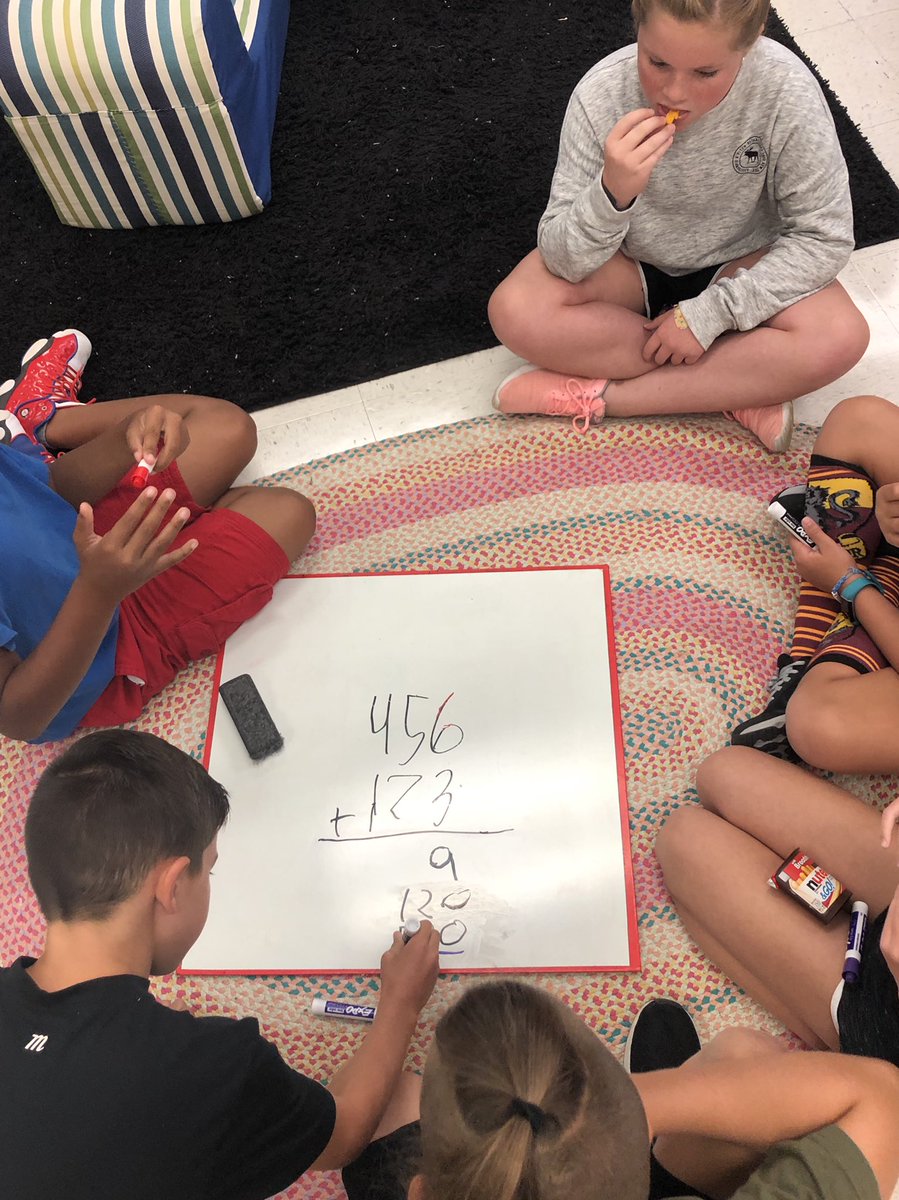 TNteachNhike's tweet photo. Addition with partial sums vs. the standard algorithm.... which one won out as fan favorite today? The partial sums strategy by a landslide! They said, "It just makes more sense!"🤓🙌🏼 @HVES_Hawks @merewhaley @GaryPetko #math #mathisfun #mathematics #addition #mathchat #MathStrat https://t.co/HprkApRHHw