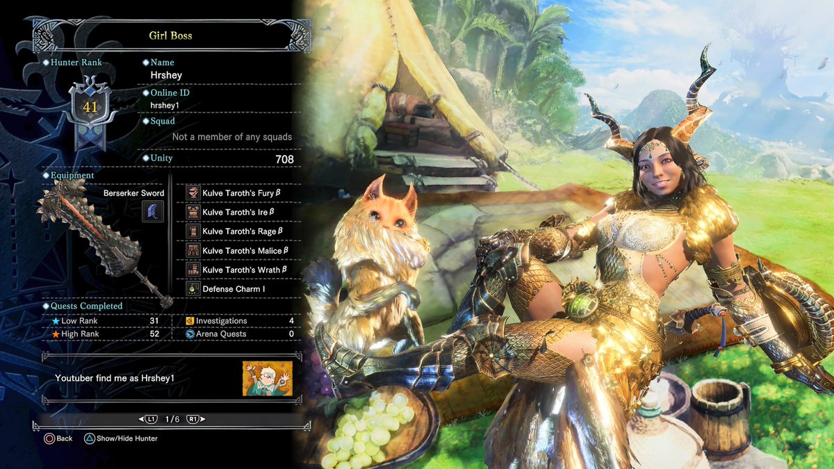 So happy to have my old armor back!  HR41! #SupportSmallStreamers #gaming #MHWorld #PS4 #MHW