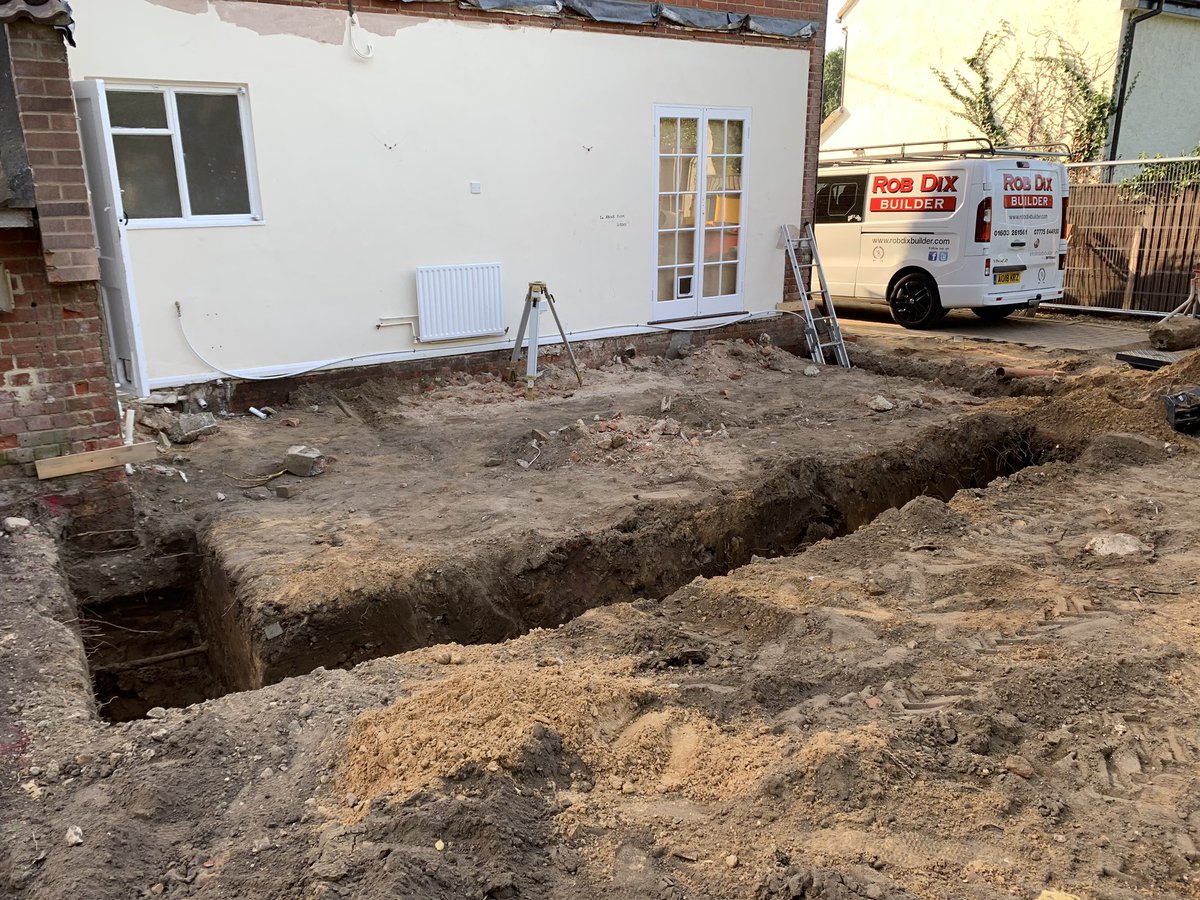 RobDix005's tweet photo. #robdixbuilder #norfolkbuilder #concreteresults #makingahouseahome #norfolkbusiness #project #singlestoryextension #norwich https://t.co/rHaPbCsXJn
