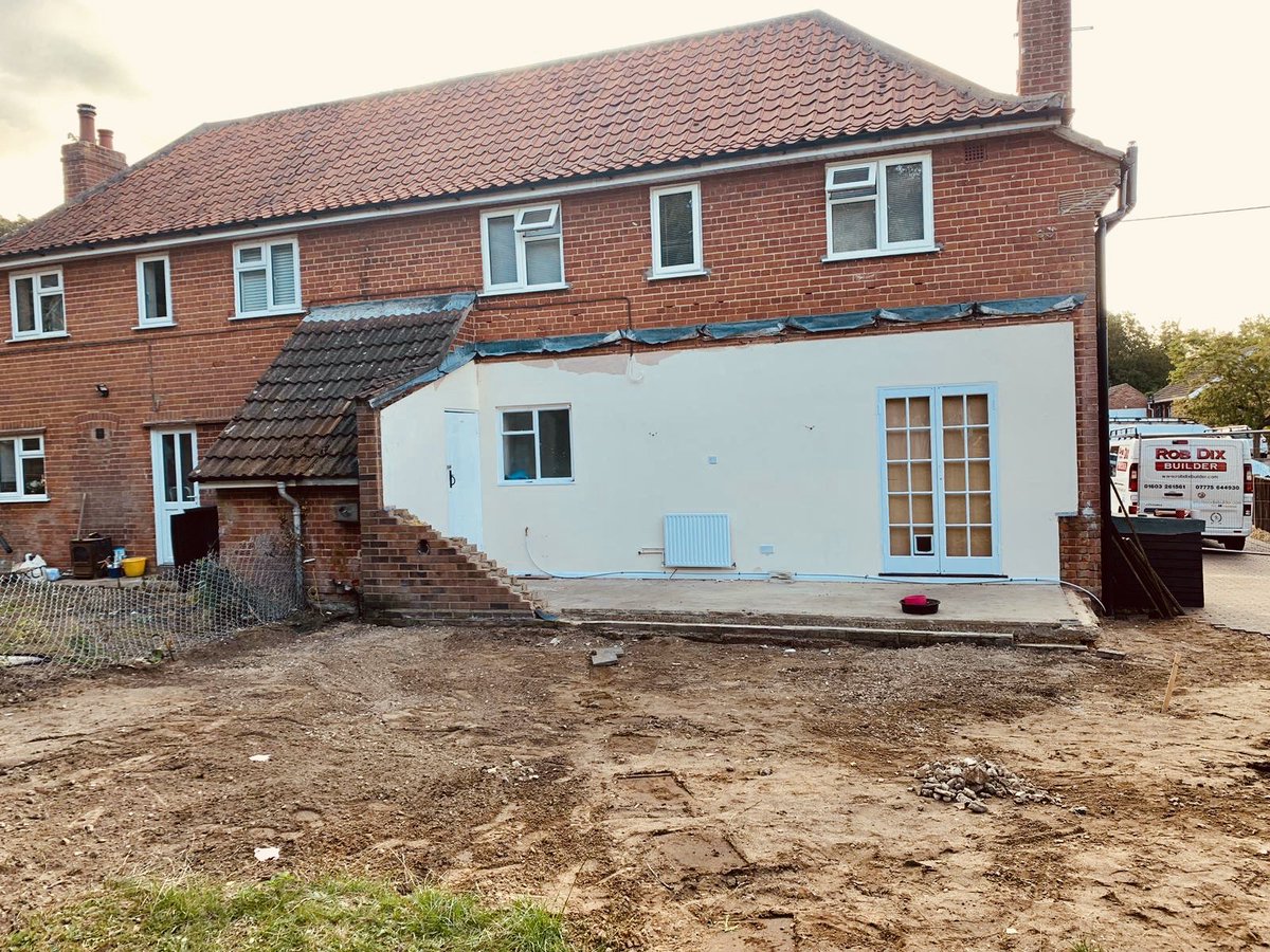 RobDix005's tweet photo. #robdixbuilder #norfolkbuilder #concreteresults #makingahouseahome #norfolkbusiness #project #singlestoryextension #norwich https://t.co/rHaPbCsXJn