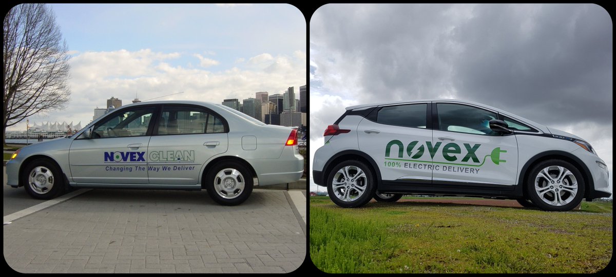novexdelivers's tweet photo. Today Novex reached a major milestone with delivery number 6,000,000 since implementing @FleetComplete! 
For #ThrowbackThursday we look back at the first hybrid vehicle in our fleet. Fast forward 16 years and we're still #ChangingTheWayWeDeliver with fully electric vehicles! https://t.co/1Cvz2aj9Ug