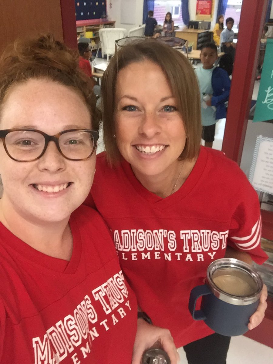 BrownSTEMteach's tweet photo. We had an awesome 1st day and loved welcoming our new students into our classrooms!  Can’t wait to see you all again tomorrow!  @MadisonsTrust16 https://t.co/6S5HyZ8ef8