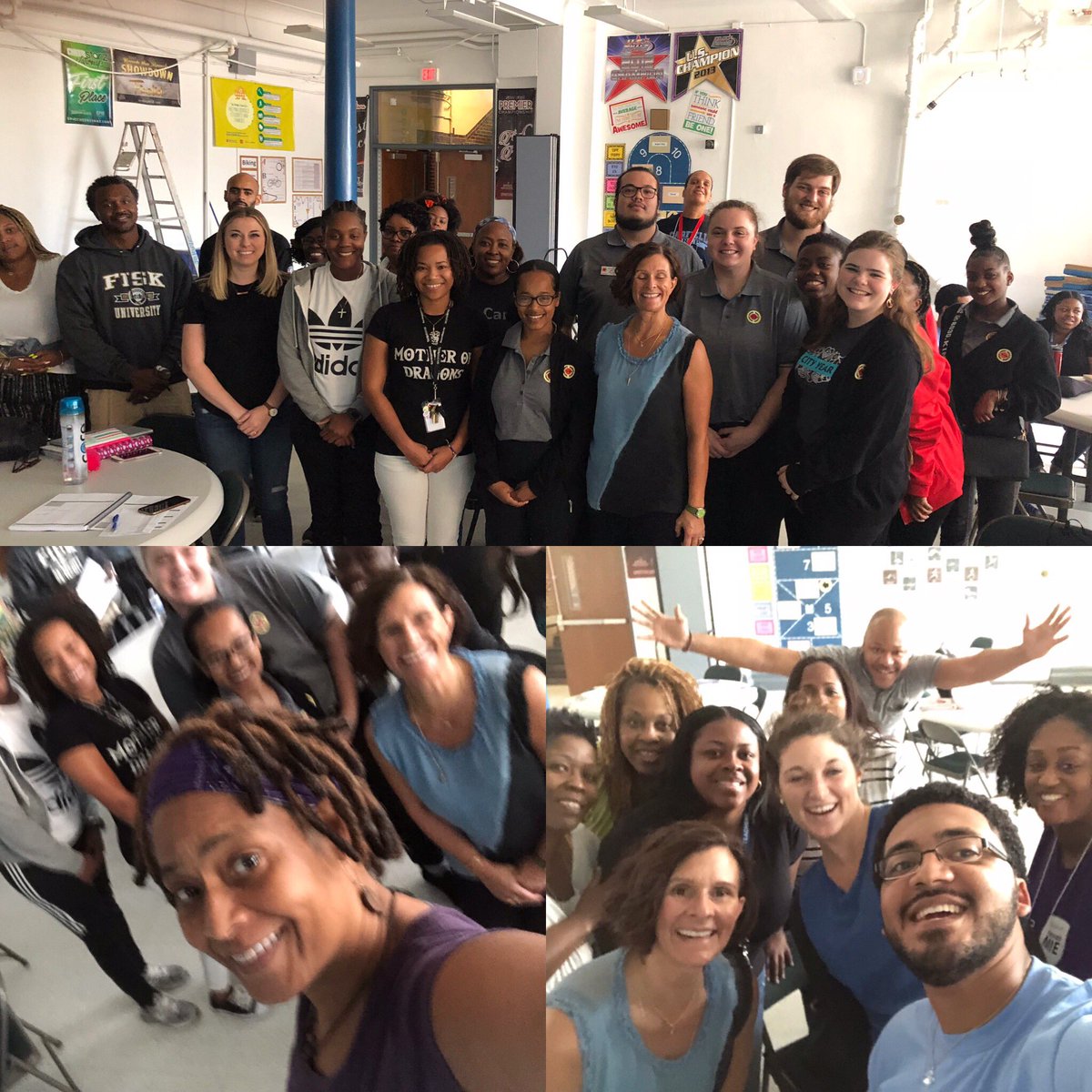 pureedgeinc's tweet photo. How lucky are we and the learners of #garfieldprep to have these incredible educators who #startwiththeheart getting ready to Rock the school year!? #brainbreaks #breathe #move #rest @gprep1314 @dcpublicschools @DCPS_SEL @caselorg #panelpicker @SXSWEDU https://t.co/tjfKXZwm1D