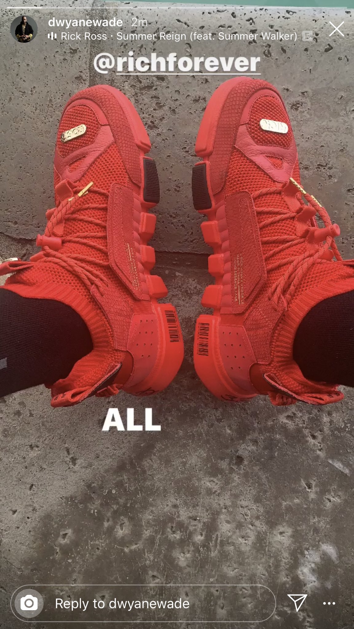 dwyane wade rick ross shoes