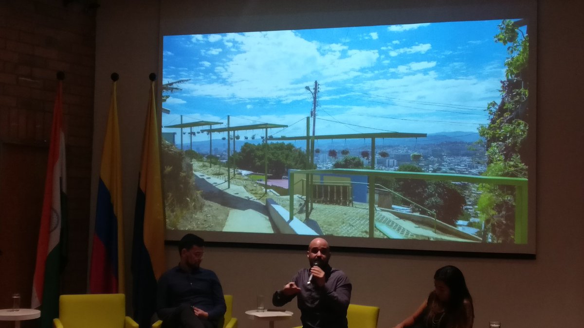 Visiting the urbanism school of Medellin University <a href="/urbam_EAFIT/">urbam</a> today, for a conference about improving cities in the global south. Very interesting cases about working in and with informal communities in Caracas and Lima!