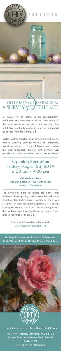 Attend the opening reception on Friday evening! There will be some wonderful work from regional artists for you to consider.
loom.ly/jWQSnZY