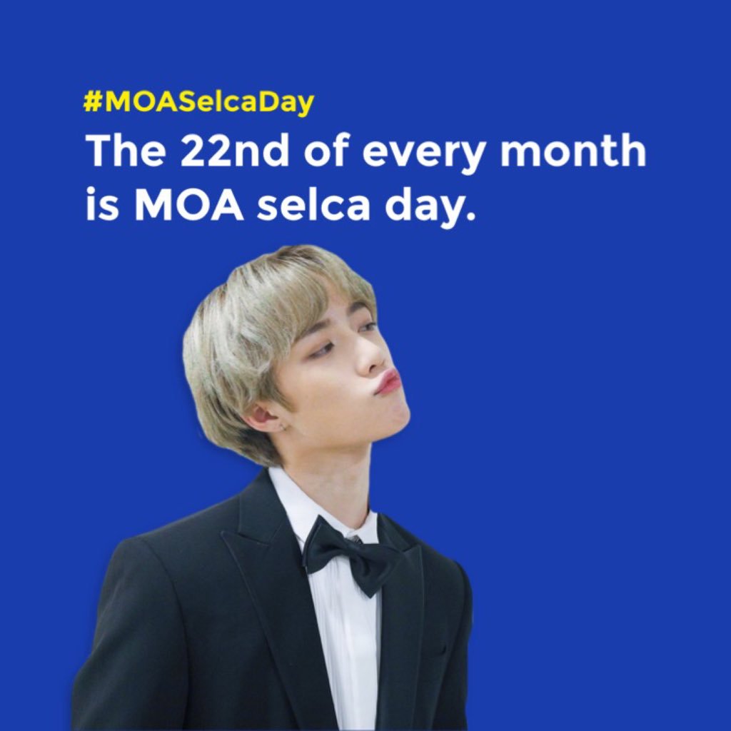 txtduo's tweet photo. On August 22nd we received our official fandom name: #MOA. Now every 22nd of every month will be MOA official selca day!

The first official selca day is September 22, 2019! Remember to use the hashtag: #MOASelcaDay when you participate.

#TXT @TXT_MEMBERS https://t.co/4CS9eJefSy