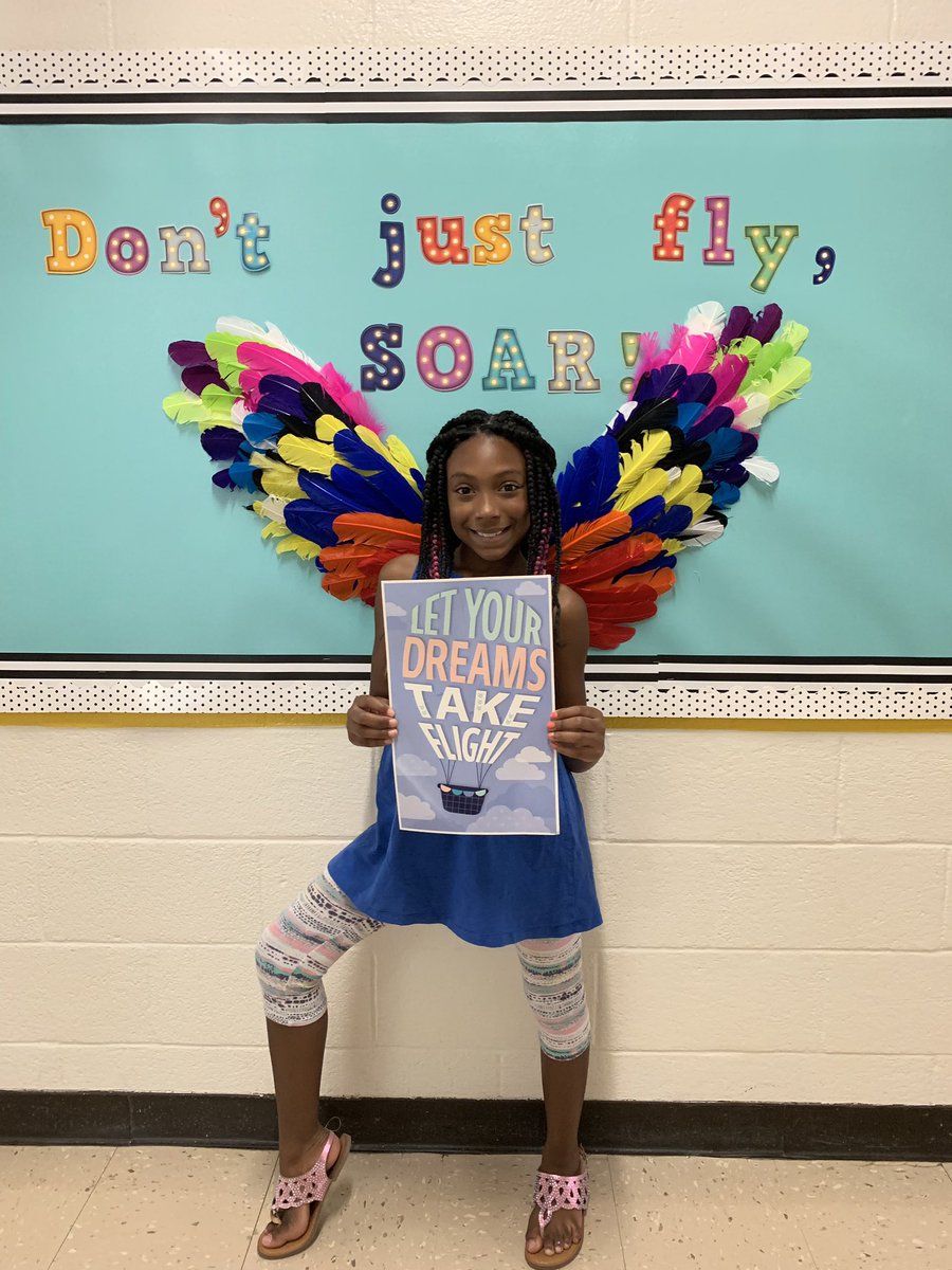 #BackToSchool2019 #SoaringtoNewHeights #SpreadYourWings <a href="/Ashley_Dolphins/">Ashley Elementary</a>