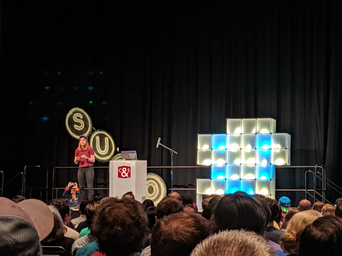 Y'all. It's <a href="/SimoneGiertz/">Simone Giertz</a> at #abstractionsconf