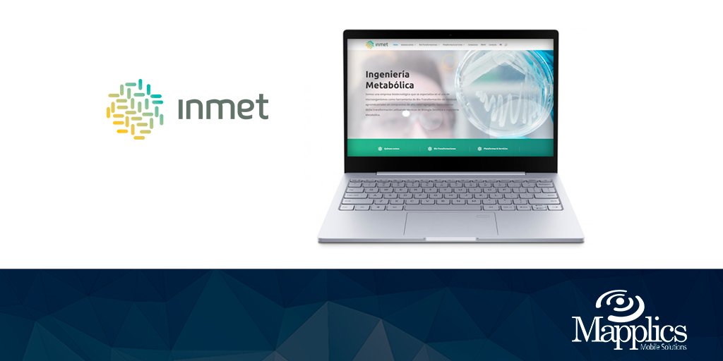 Mapplics1's tweet photo. Lanzamos un nuevo sitio web!!! 
INMET una empresa más del grupo @grupobioceres https://t.co/flfijEkPXb