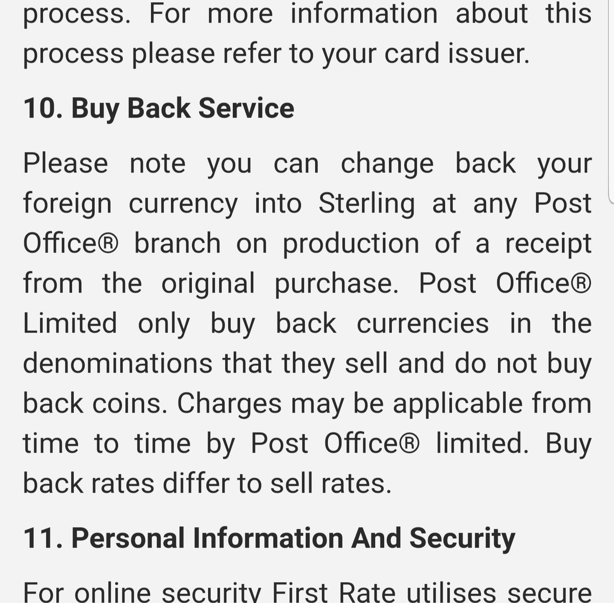 dsi001's tweet photo. @PostOffice @shane_reaction_ Postoffice can not buy back coins. This is from the postoffice website https://t.co/DSLB4IRL5I