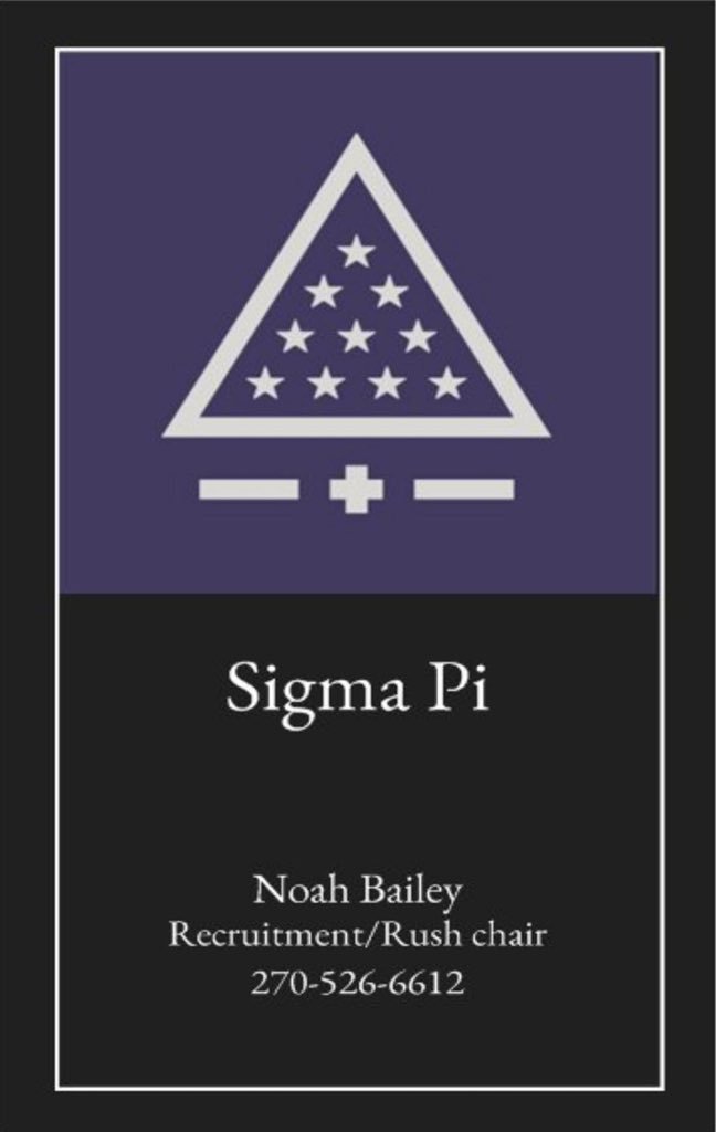 SigmaPi1968's tweet photo. Here is the schedule for this upcoming rush week, come out and hang with the boys! For more information contact our rush chair Noah Bailey. #rushsigmapi #sigmapi #murraystate https://t.co/6kWSNMdhs2