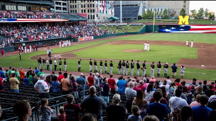 RegionalTVCat's tweet photo. EXCLUSIVE: The M from the Big Mac Land sign begins a rehab assignment in Memphis. (courtesy @ddocket ). #STLCards https://t.co/sVDBms0ImO