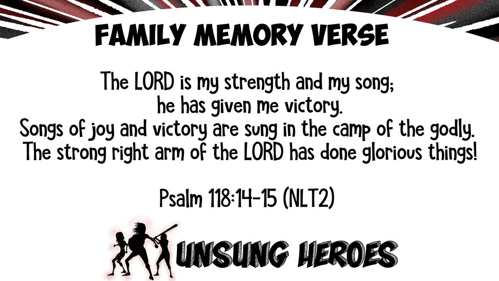 mysouthland's tweet photo. Have you been practicing your memory verse from the Unsung Heroes message series? Why not go over it at dinner tonight? #Unsungheroes #Biblememory https://t.co/X71FwZABi3