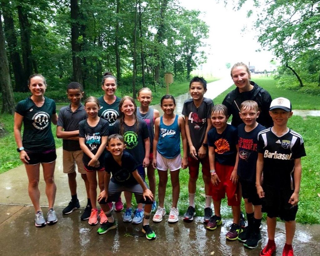 ColumbusRunning's tweet photo. Some people don't mind the heat, others love running in the rain (like the Grasshoppers here)—what's your favorite weather for running?
#RunCRC https://t.co/YSUH6EgN29