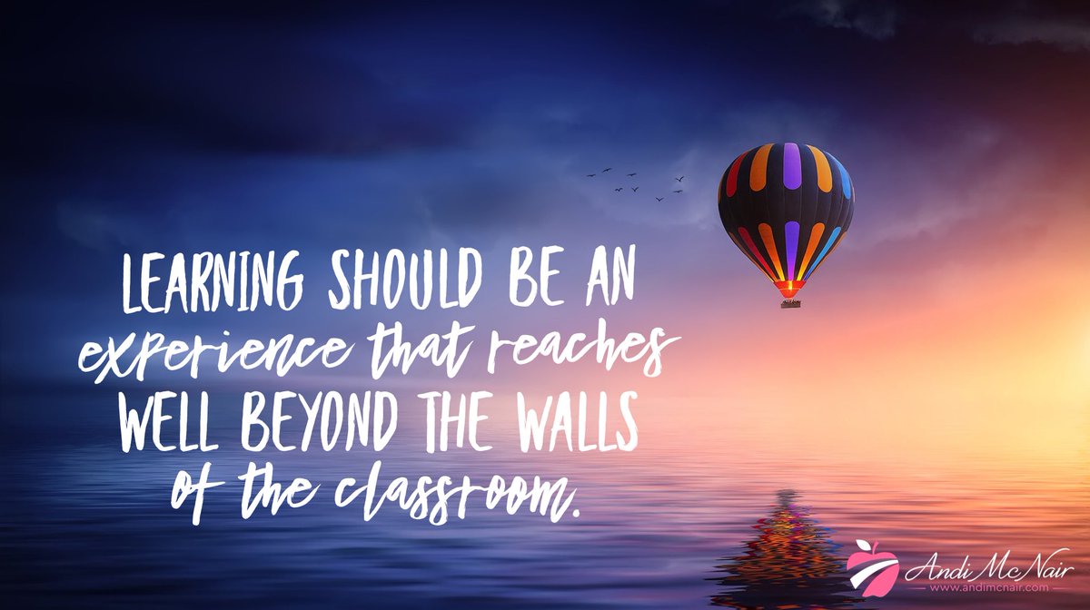 mcnairan3's tweet photo. Where will you take your learners this year?  #education #educators #geniushour #ameaningfulmess https://t.co/pLV68QtlzG