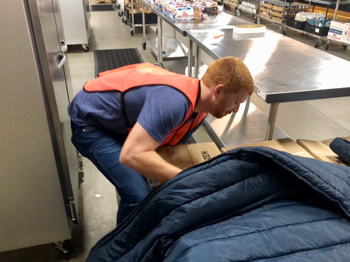 RipcordEvents's tweet photo. It’s volunteer day!! Spent the afternoon working in the food bank at @GleanersFBIndy. 

 #ripcordgivesback #wefeedind https://t.co/lmCY7EZXiM