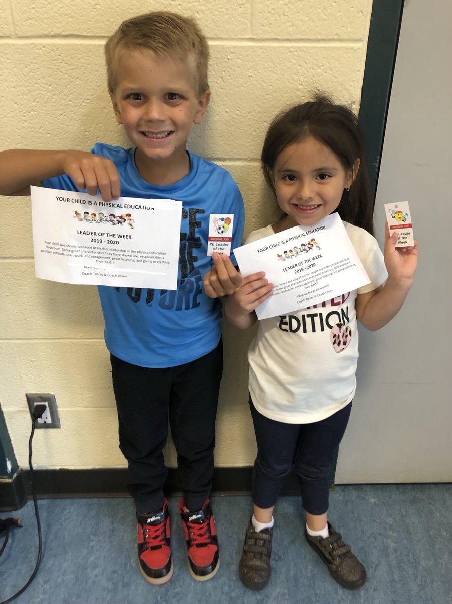Two of my outstanding Kinder PE Leaders who’ve demonstrated great listening skills and teamwork!  Flip would be proud🐬❤️